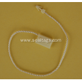 Small string tag cords for clothing